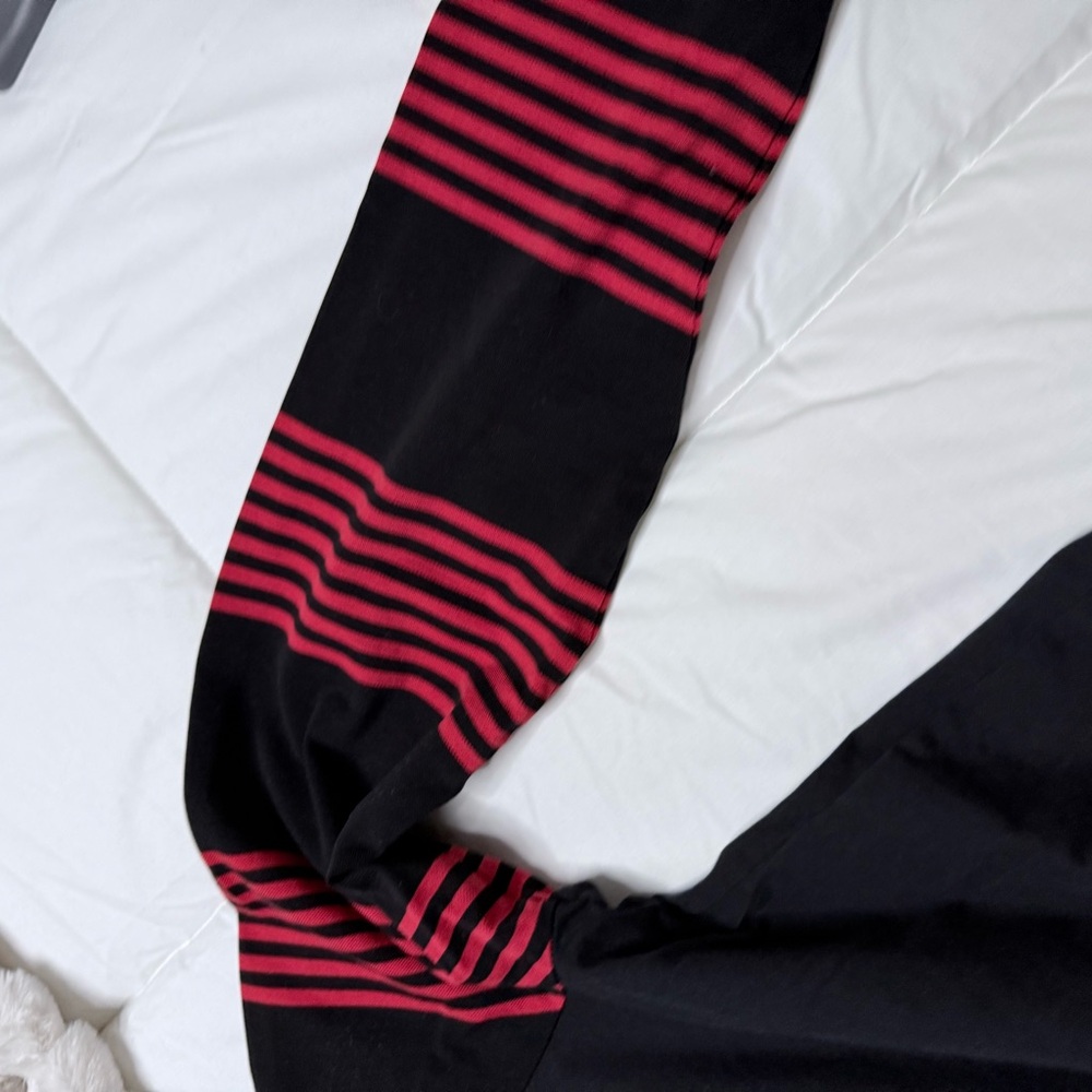 McQ by Alexander McQueen Graphic Black and Red Long Sleeve Shirt - Picture 4 of 6